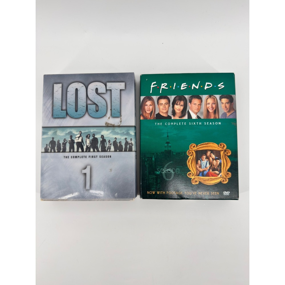 Lost Season 1 and Friends Season 6 DVD Box Sets Bundle TV Shows